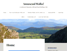 Tablet Screenshot of annascaulwalks.org